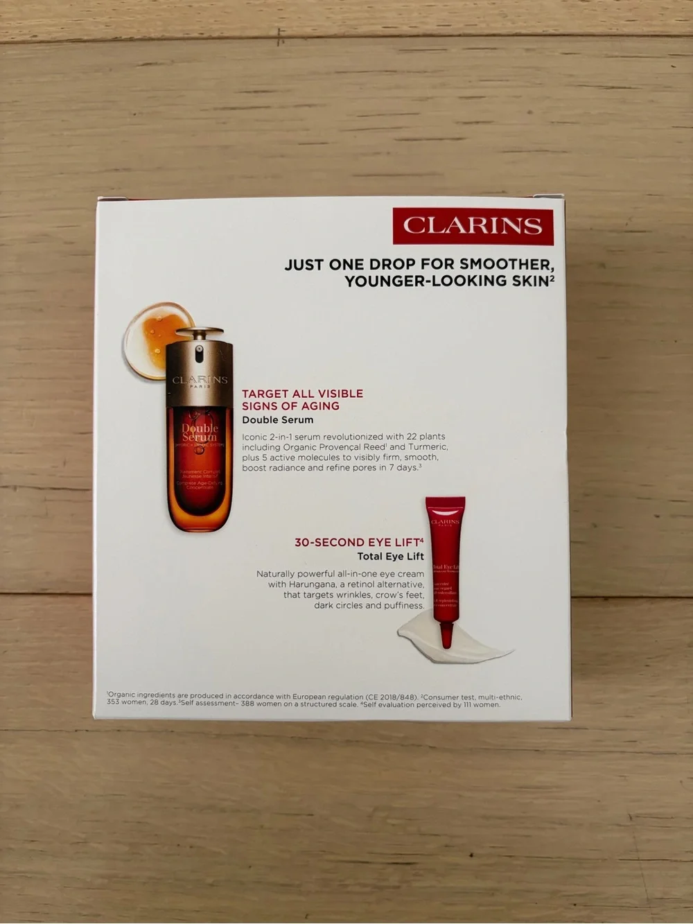 Clarins Double Serum Duo Double Edition Set - New in Box + Sealed!